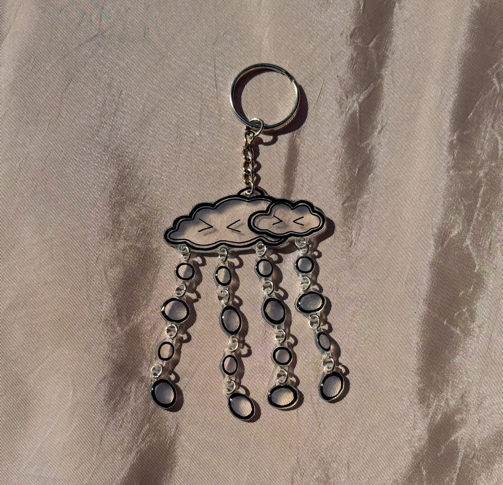 Snowfall Wall Decor Keychain
