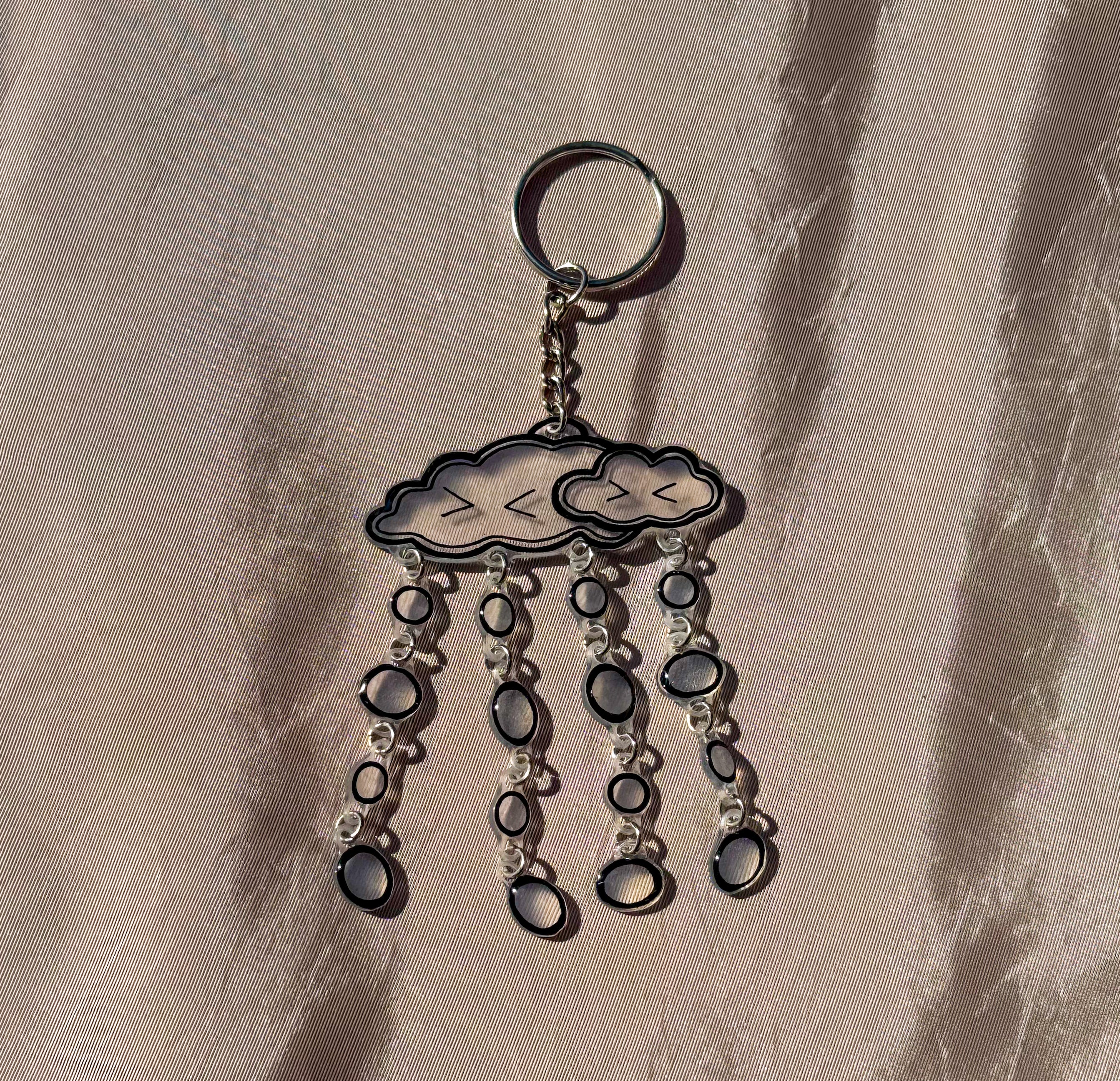 Snowfall Wall Decor Keychain