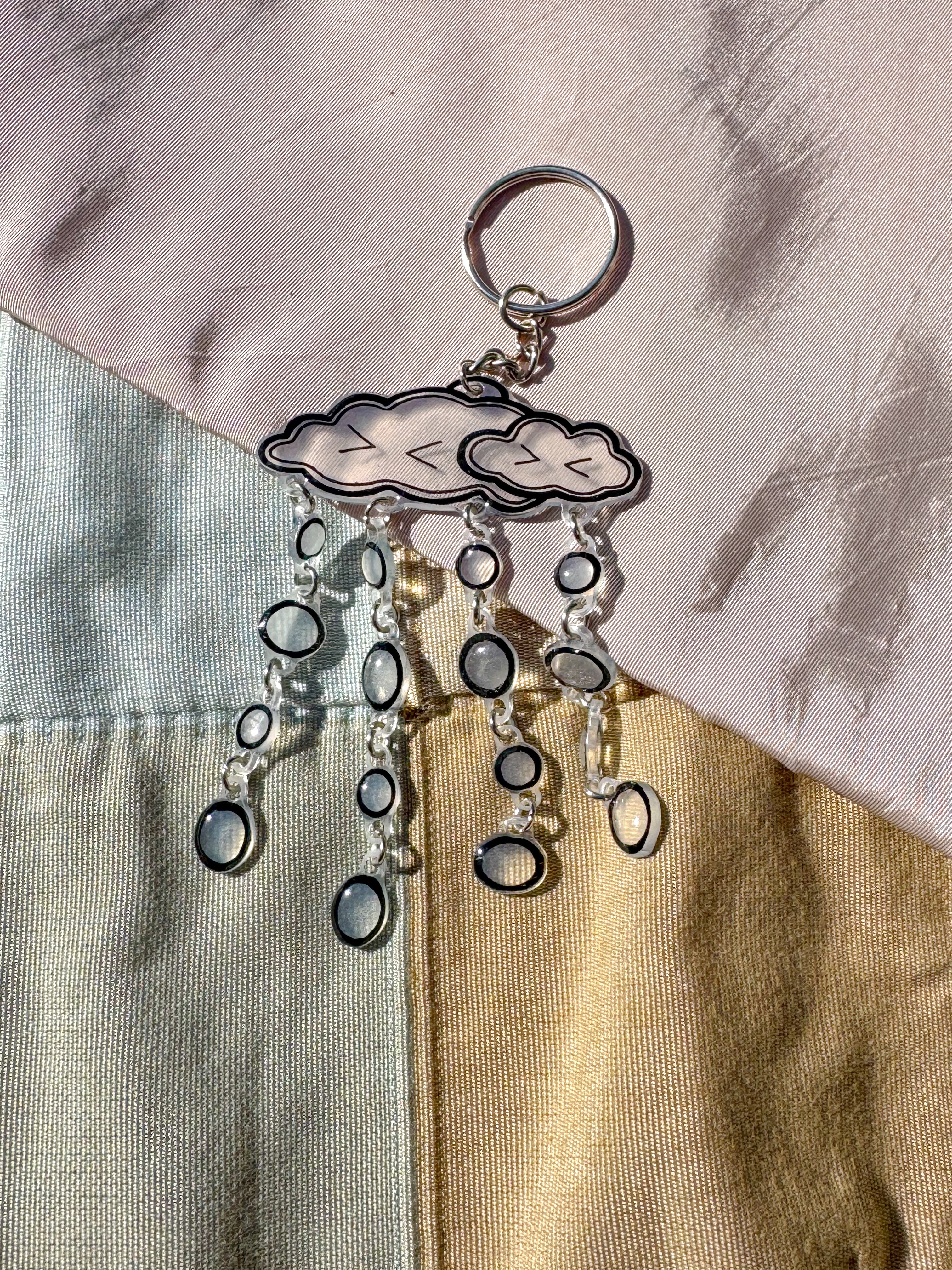 Snowfall Wall Decor Keychain