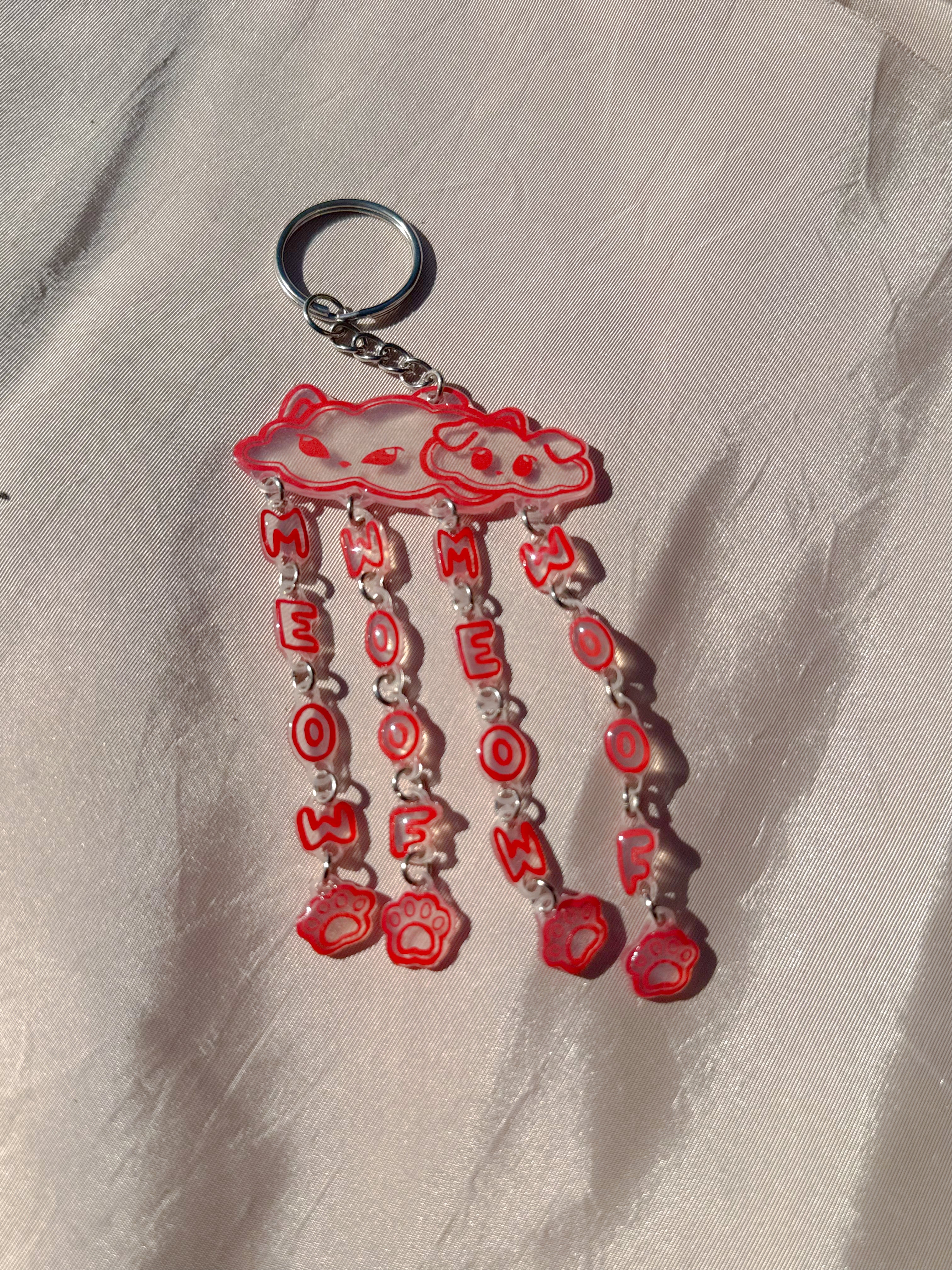 Cats & Dogs Wall Decor Keychain