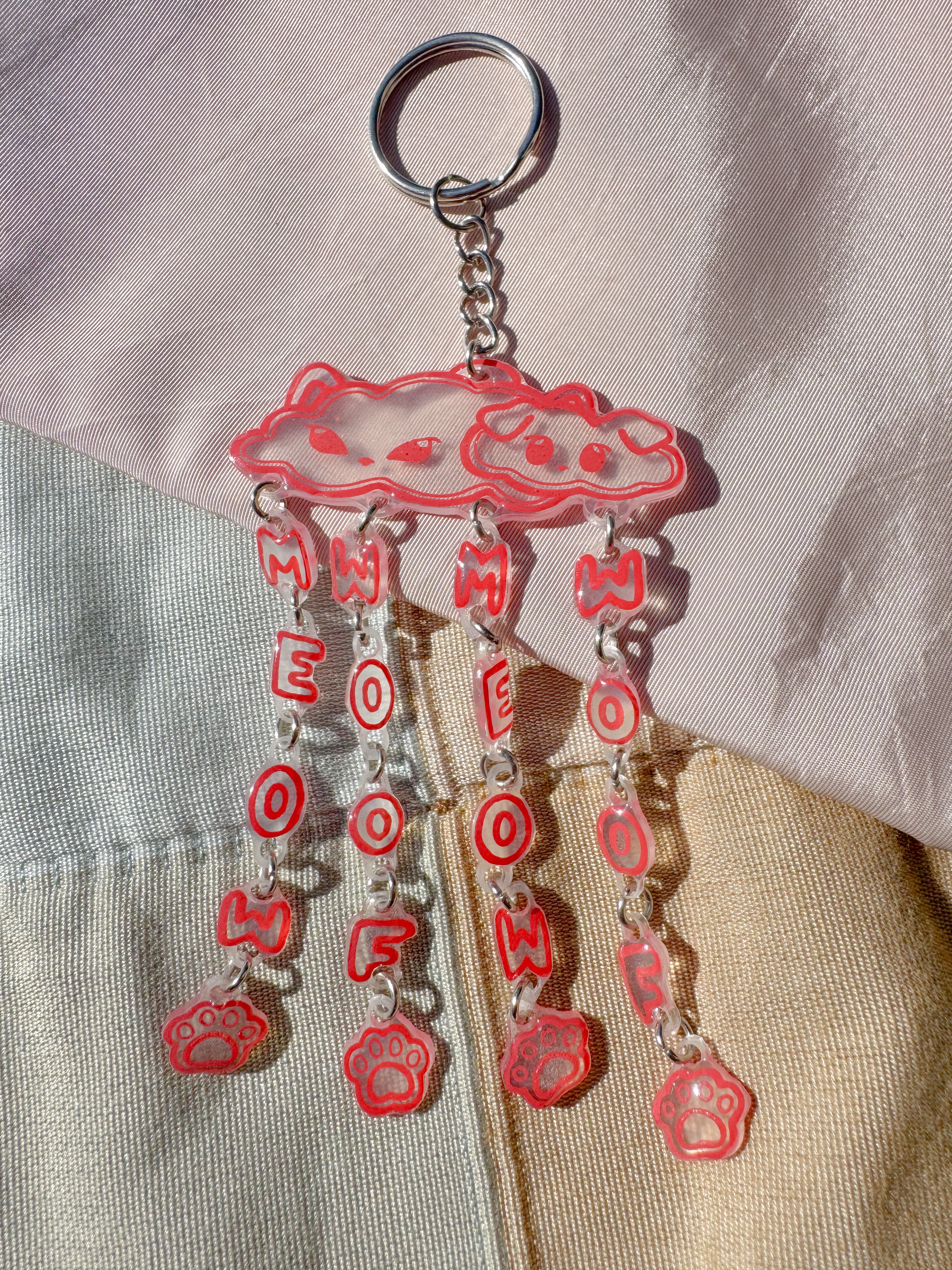 Cats & Dogs Wall Decor Keychain