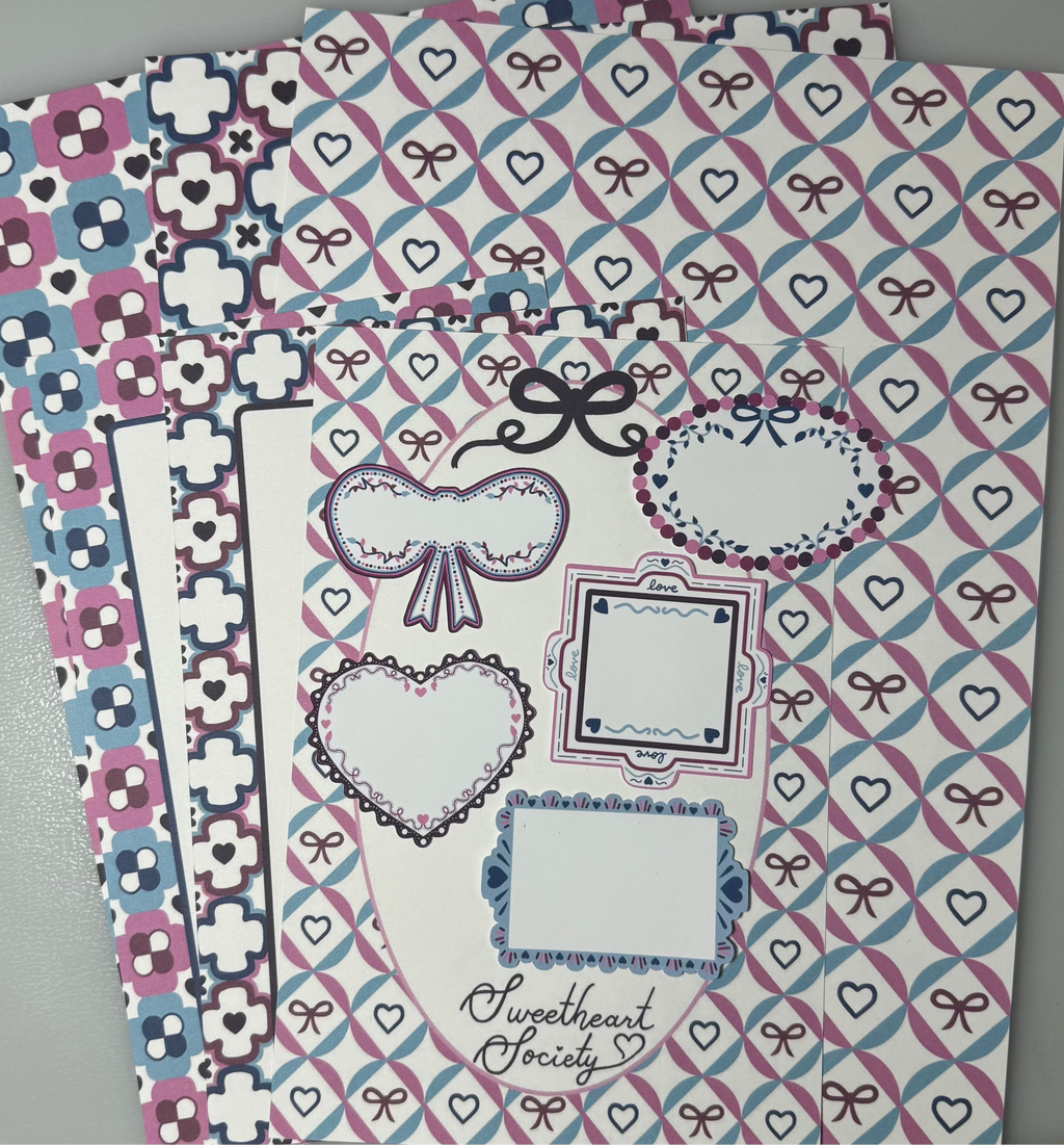 Sweetheart Society Stationery Set