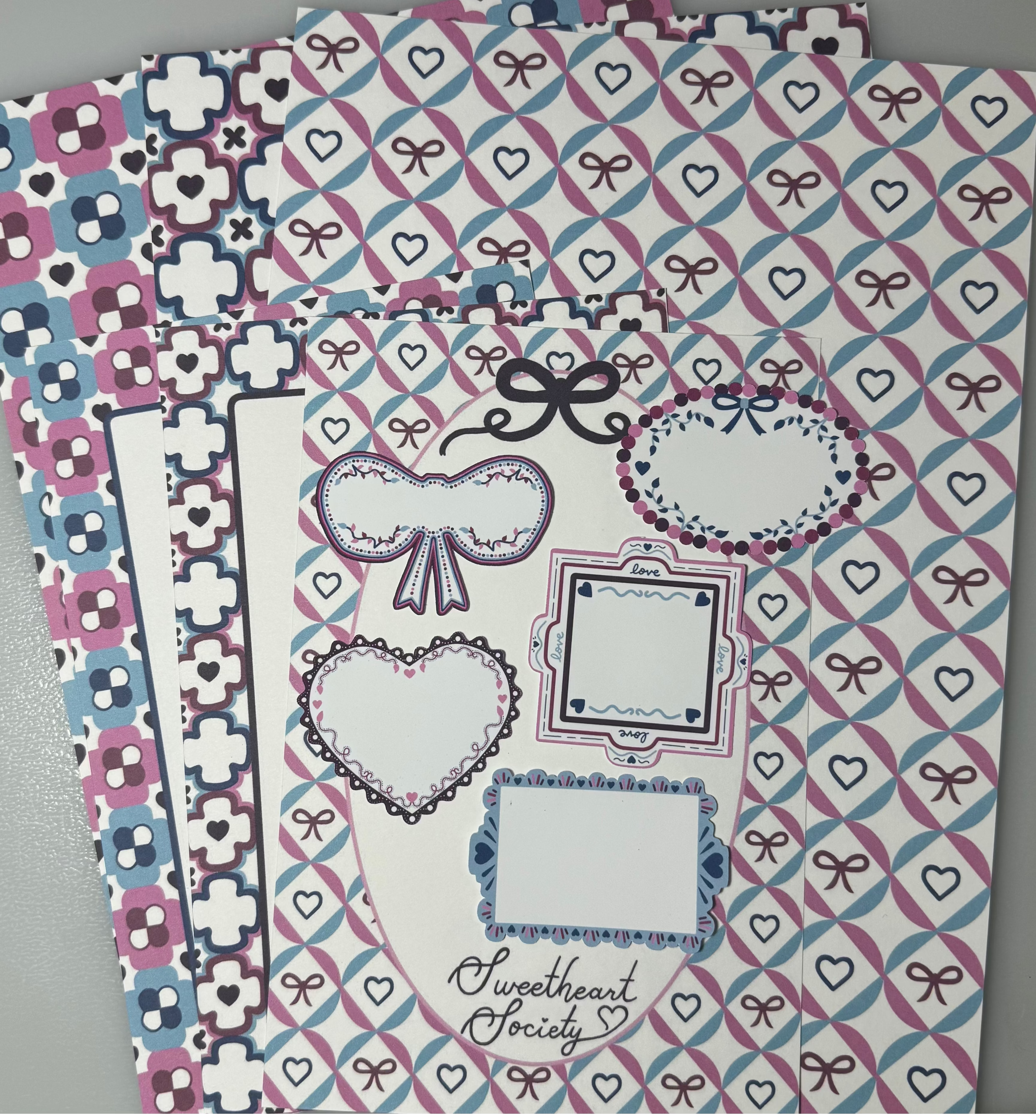 Sweetheart Society Stationery Set