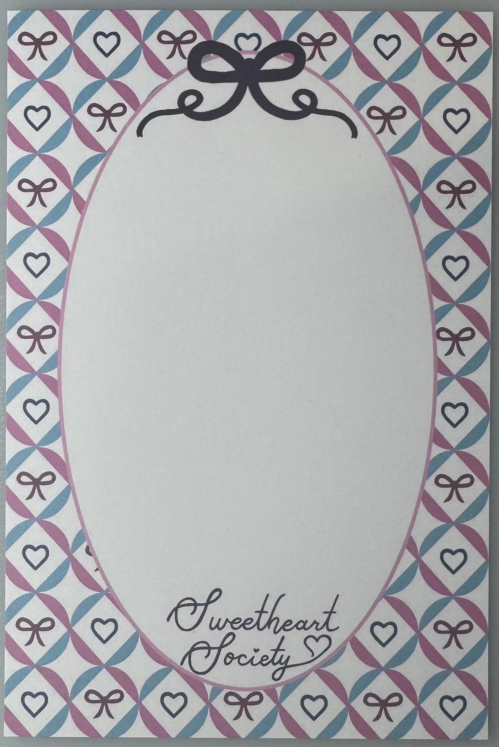 Sweetheart Society Stationery Set