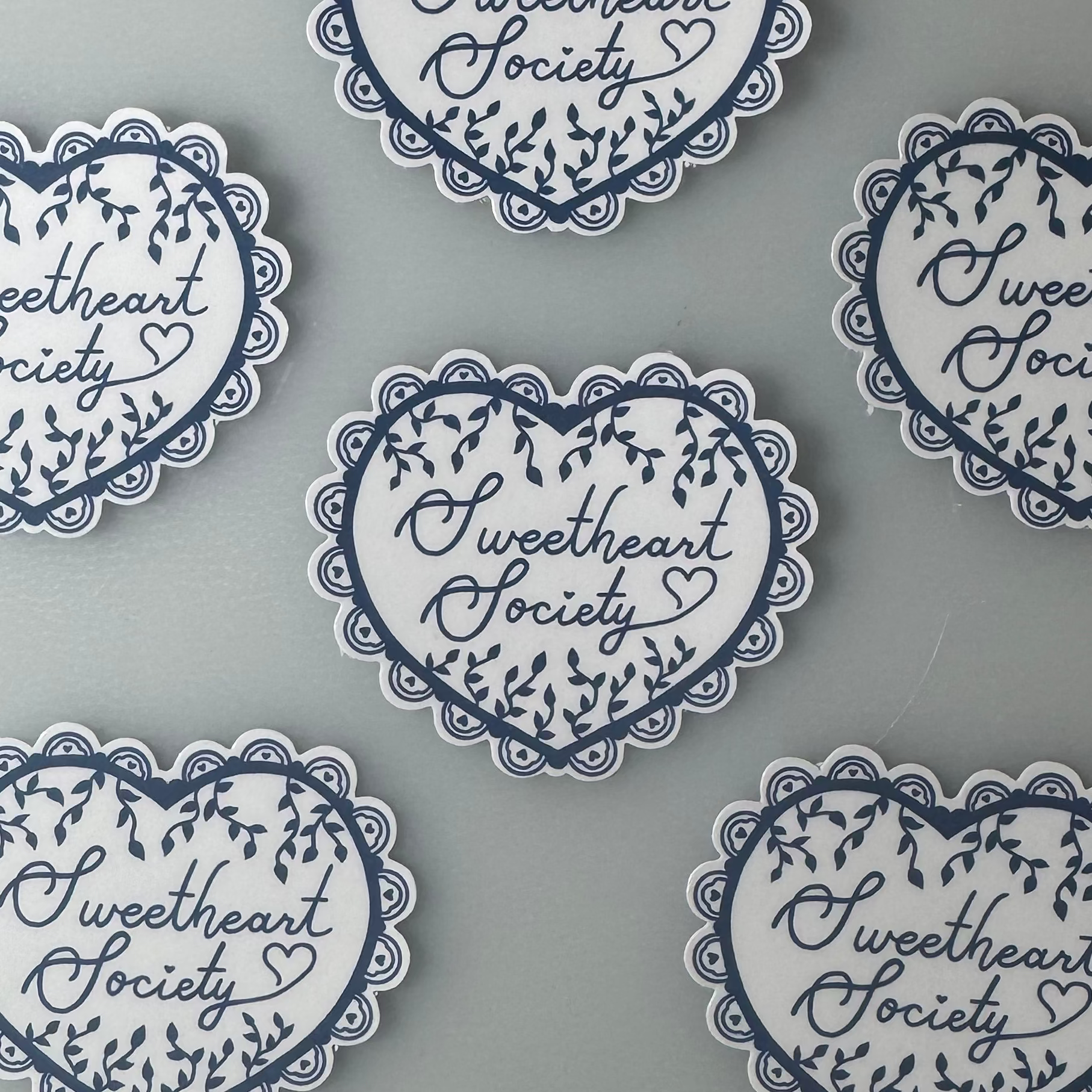 Sweetheart Society Die Cut Stickers