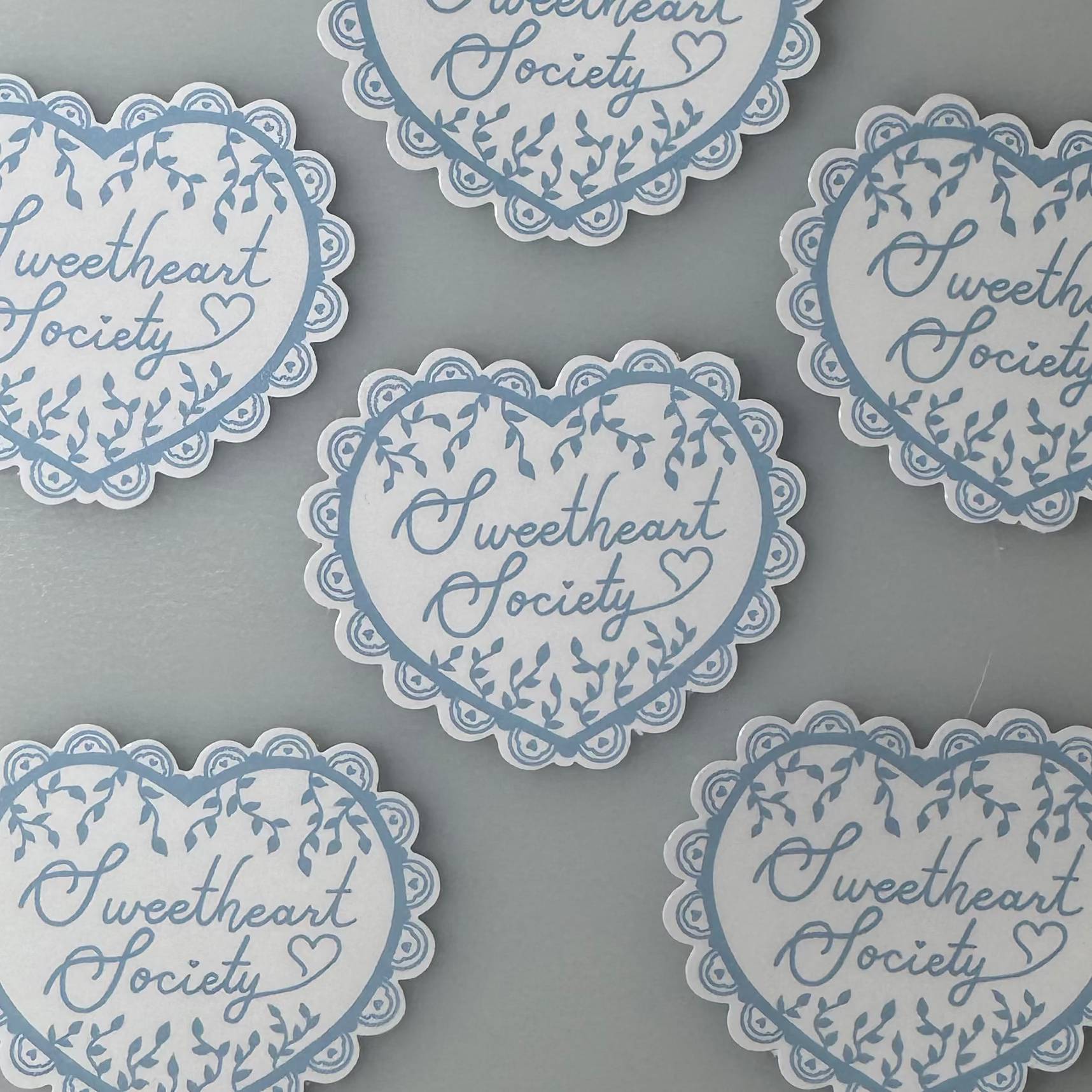 Sweetheart Society Die Cut Stickers